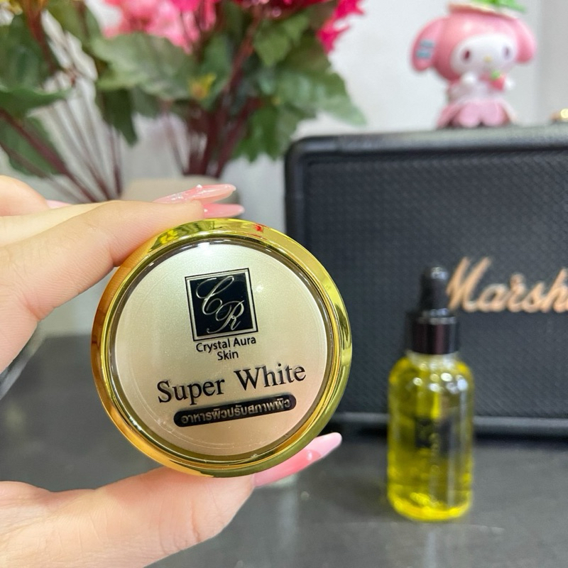 ครีมปรับสภาพผิวซุปเปอร์ไวท์ 15g คริสตัลออร่าสกิน ซุปเปอร์ไวท์ - รูปที่ 6