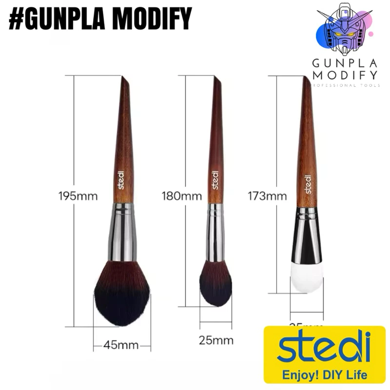 STEDI Bristel Model Brush แปรงสำหรับทำความสะอาดโมเดล