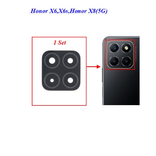 กระจกเลนส์กล้อง Huawei Honor X6,Honor X6s,Honor X8(5G)