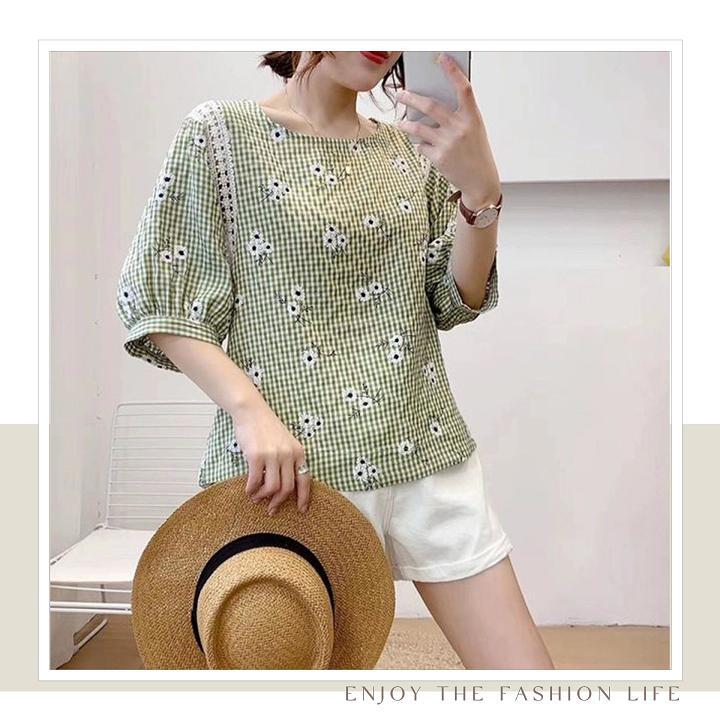 FBAShop พร้อมส่ง เสื้อแฟชั่นคุณผู้หญิง งานเรียบร้อยน่ารัก แขนสั้นและเป็นแขนจั๊ม ทรงเสื้อสวยเนื้อผ้าใส่สบาย พร้อมส่งในปร
