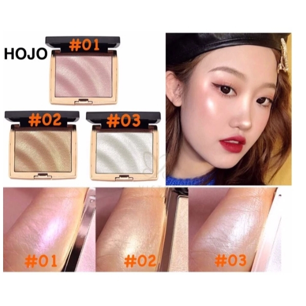 (มีส่งด่วน) Hojo ไฮไลท์ สีสวย ประกายละเอียด เม็ดสีแน่นติดทน มี 3 สี
