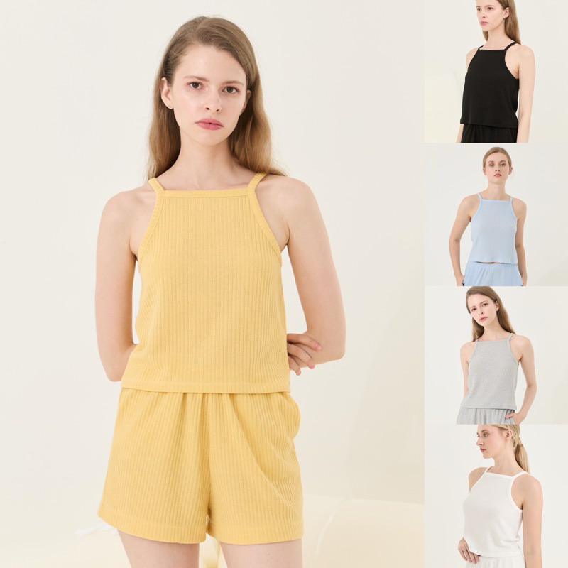 picht WISH Halter Tank เสื้อกล้ามสายเดี่ยว ผ้านิต (KNITneed collection)