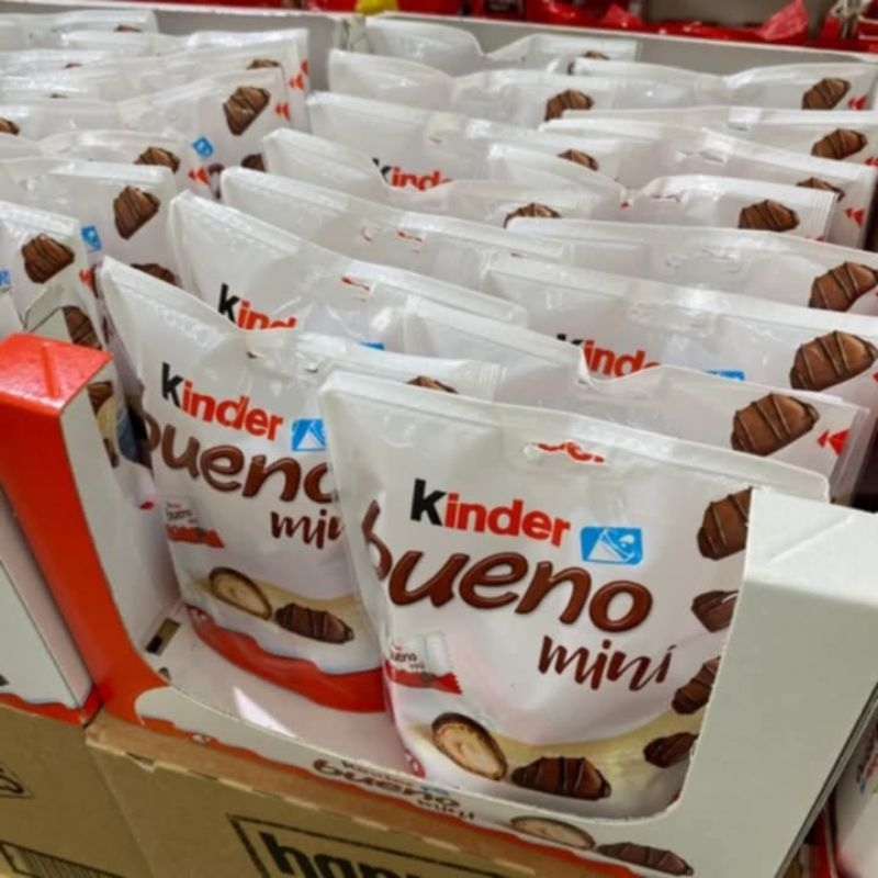 kinderbuenominiเวเฟอร์ช็อกโกแลตขนาด108กรัมมี18ชิ้น