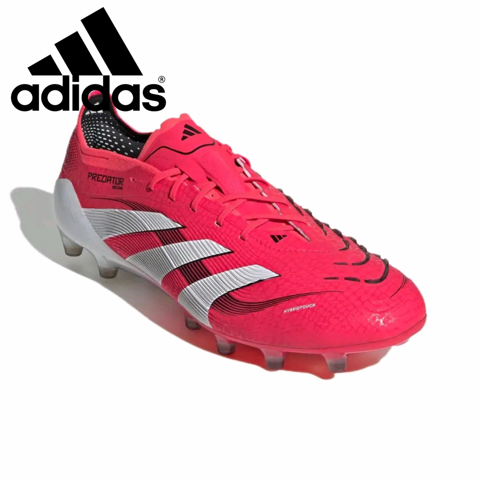 adidas PREDATOR ELITE red รองเท้าฟุตบอล（ของแท้ 100 %）