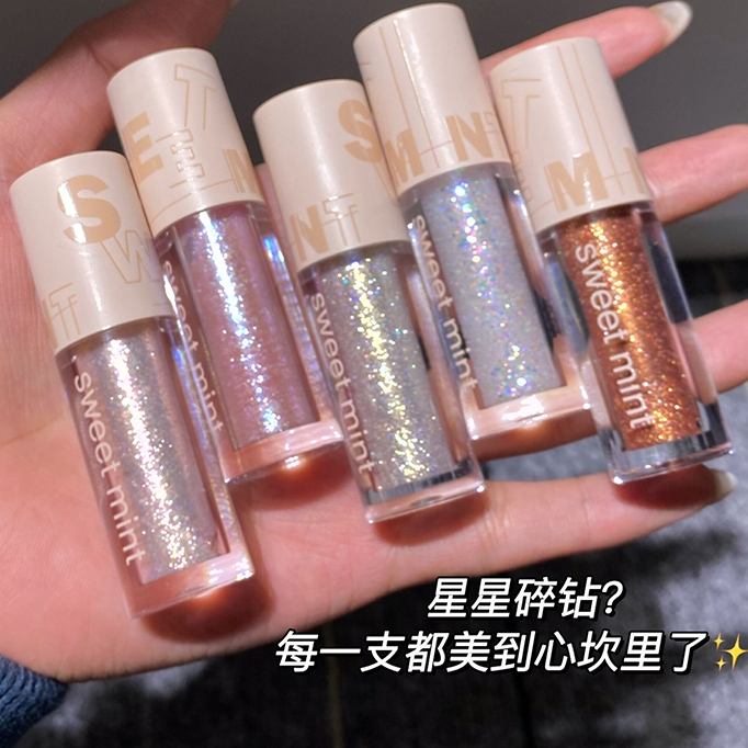 อายแชโดว์ไฮไลท์ เนื้อลิขวิด แห้งเร็ว ติดทนนานมี 5 สีให้เหลือ    ZP782