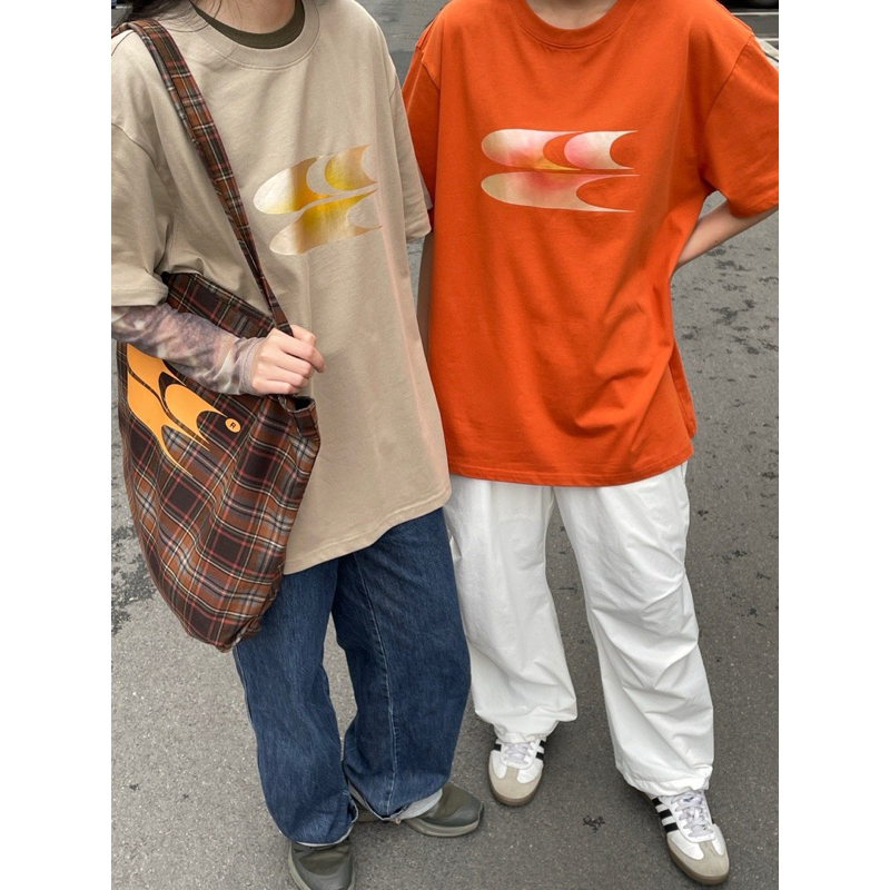 CryingCenter เสื้อยืดคอกลมสุดคลาสสิค Sunset Dunes T-Shirt