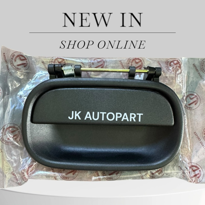 มือเปิดประตู ตัวนอก ISUZU NPR120 มีข้างซ้าย-ข้างขวา ยี่ห้อ PT ดำด้าน อย่างดี/BDGKP