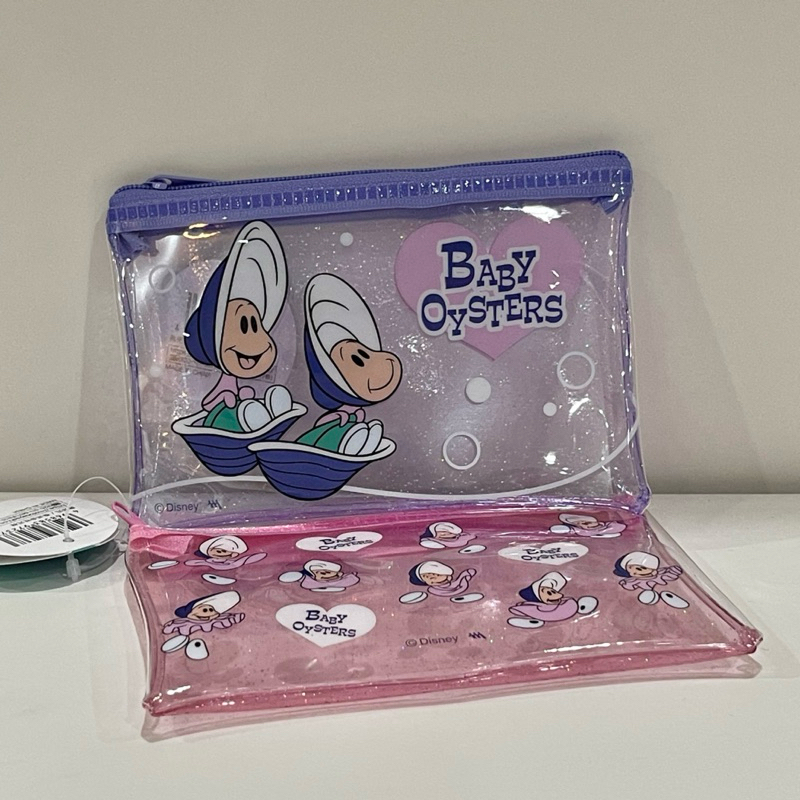 A11🇯🇵มาแรง Baby oysters, Chip&Dale Pouch Disney ดิสนี่ย์ กระเป๋าตัง กระเป๋าใส่เศษเหรียญของแท้🇯🇵 ของขวัญปีใหม่ วันเกิด