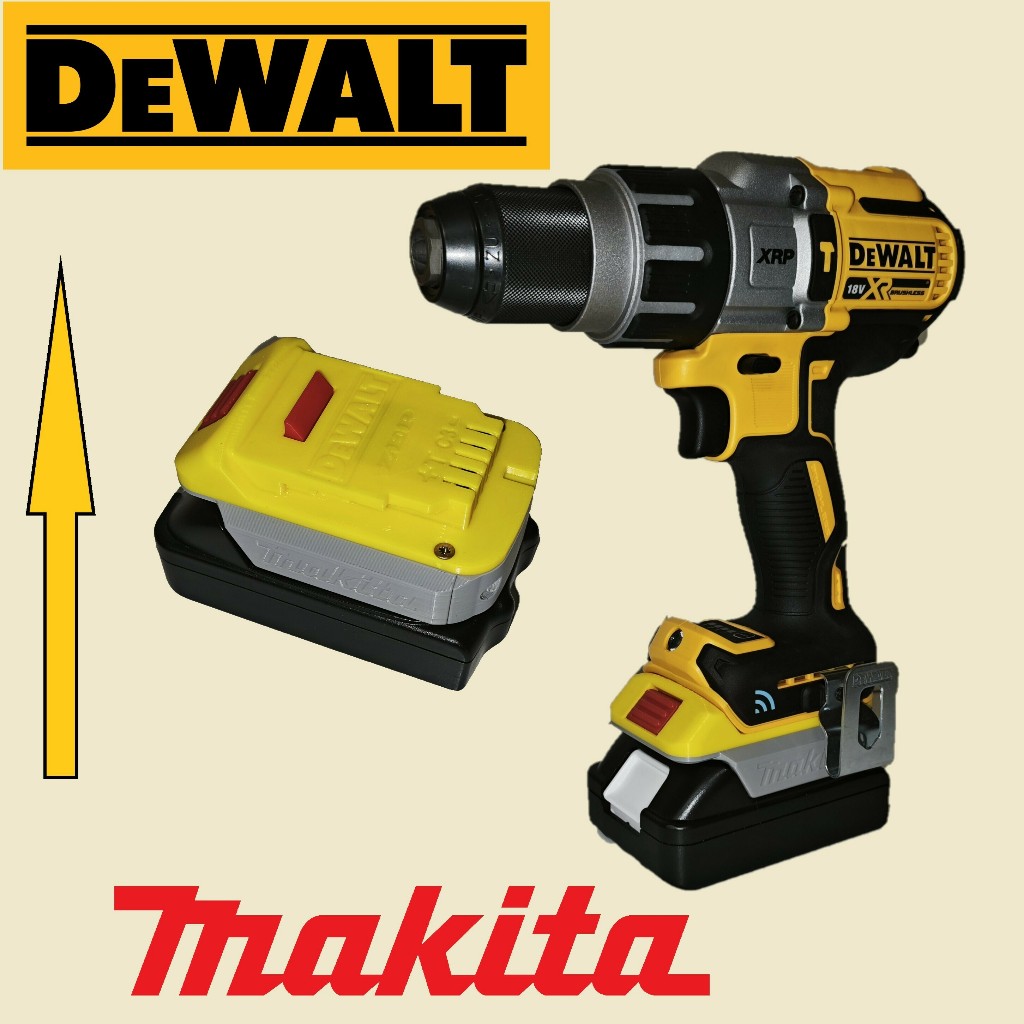อะแดปเตอร์ Makita 20v ใช้กับเครื่องมือ DEWALT 20v สินค้าอยู่ในไทย โปรดอ่านรายละเอีด