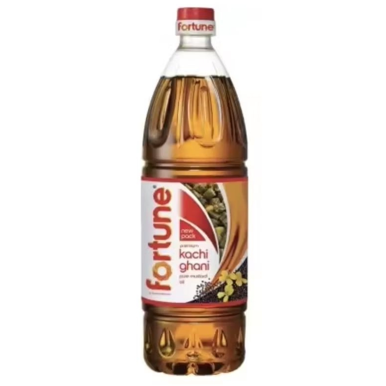 Fortune Kachi Ghani Mustard Oil 500ml น้ำมันซาร์โซ