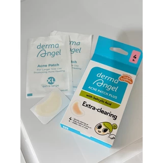dermaAngel Salicyilc Acne Moon patch for Day 4 ชิ้น 4 กล่อง (ขนาดใหญ่พิเศษ)