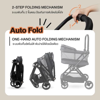 Pawwy Dachshund Pet Stroller รถเข็นสำหรับสัตว์เลี้ยงขนาดกลางถึงขนาดเล็ก รองรับน้ำหนักได้สูงสุด 25 กก. ระบบพับอัตโนมัติ