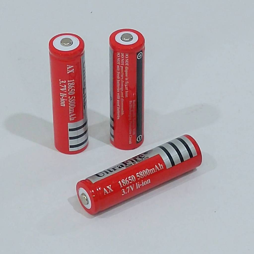 แบตเตอรี่ UltraFire 18650 3.7V ความจุ 5800 mAh