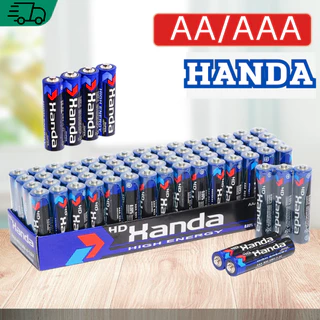 ถ่านAAA ถ่านAA ยี่ห้อ Handa เหมาะสำหรับรีโมท อุปกรณ์อิเล็คทรอนิกส์ต่างๆ