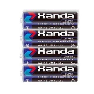 ถ่านAAA ถ่านAA ยี่ห้อ Handa เหมาะสำหรับรีโมท อุปกรณ์อิเล็คทรอนิกส์ต่างๆ