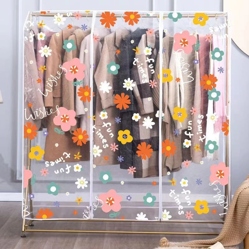 ถุงคลุมเสื้อผ้า  ถุงคลุมเสื้อผ้ากันฝุ่น  ผ้าคลุมราวกันฝุ่น วัสดุ PEVA thumbnail 5