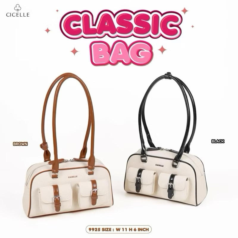 กระเป๋า Cicell Classic Bag - 9925 พร้อมส่ง ส่งของทุกวัน