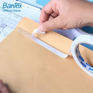 Bantex กาวสองหน้า เทปแปะสองหน้า เทปกาวสองหน้า กาวติดแผ่น ติดทน ขนาด12/24 มม Double-Sided Tape