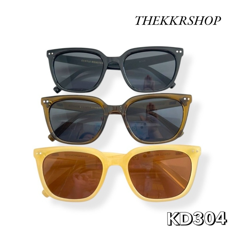 SUNGLASSES แว่นตากันแดด KD304 ปกป้องดวงตาจากแสงแดด มีบริการเก็บปลายทาง