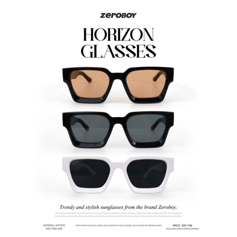 ZEROBOY - Horizon Glassesแว่นตากันแดดแฟชั่นสุดเท่ จากแบรนด์ Zeroboy