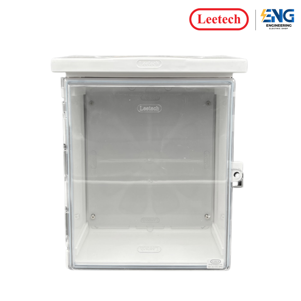 LEETECH ตู้กันน้ำ ฝาใส ขนาด 10x12 นิ้ว รุ่น CT1012
