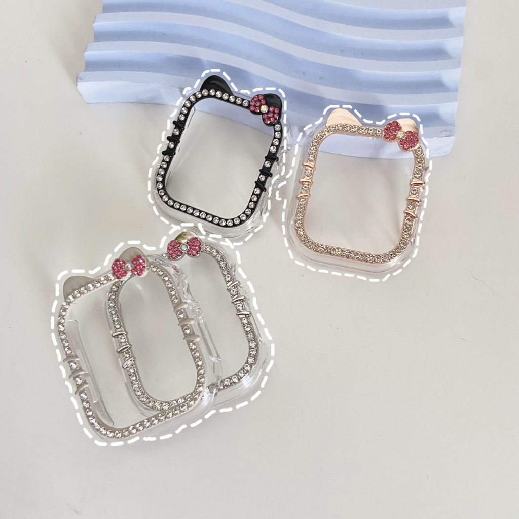 พร้อมส่ง เคสเพชรKT เคสนาฬืกา เคสครอบ ใส่ได้กับบางรุ่น 41mm 42mm(S10) 45mm 46mm