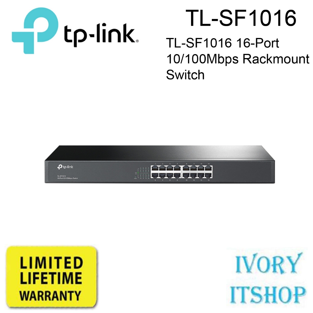 TP-Link  TL-SG1016  16-Port Gigabit Rackmount Switch SG1016