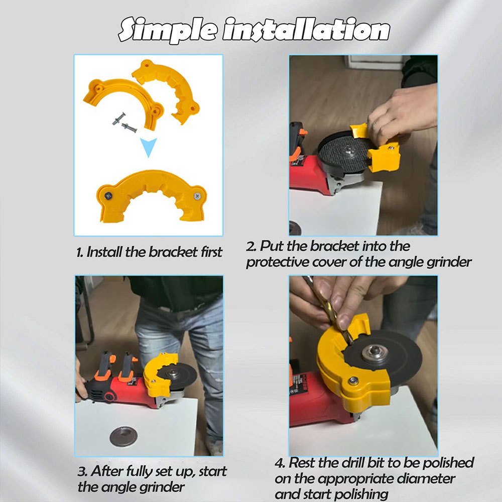 BuildCoreเครื่องลับดอกสว่านสำหรับบิตลูกหมูสว่านที่แนบมาทั้งหมดที่ทำความสะอาดไม้กอล์ฟอุปกรณ์เสริม - รูปที่ 3