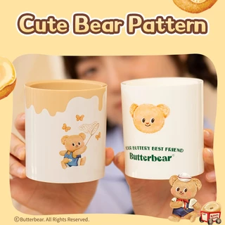 (ButterBear X Deli) กล่องใส่ปากกา แก้วใส่ปากกา จัดเก็บเครื่องเขียน หมีเนย บัตเตอร์แบร์ (2สี/ลาย)