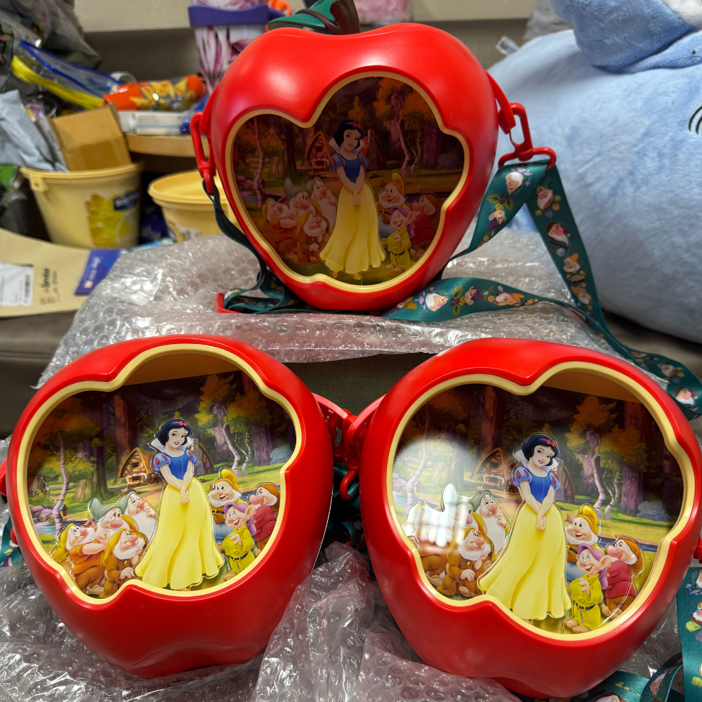 พร้อมส่ง!! ถังป๊อปคอร์น สโนไวท์ 🍎 ลิขสิทธิ์ดิสนีย์เริ่มหายากแล้ว