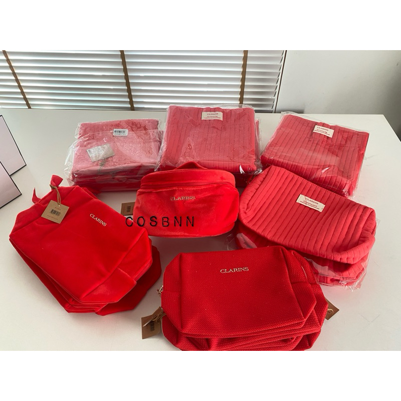 ‼️ของแท้เคาน์เตอน์ไทยค่ะ‼️กระเป๋าเครื่องสำอางค์คลาแรงส์
