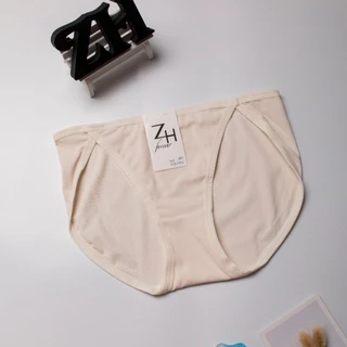 ZH.307 กางเกงชั้นในผู้หญิงเอวต่ำ บิกินี่งานผ้าลื่น สินค้าพร้อมส่ง8สี