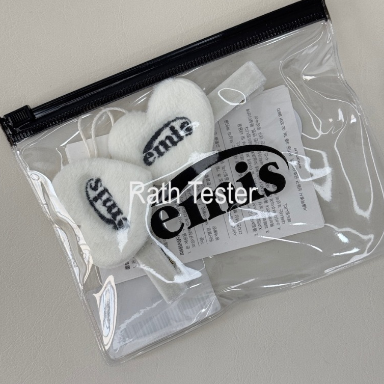 กิ๊บติดผมขนนุ่ม Emis Fur Heart Hairpin 4 สี ของแท้ 100% พร้อมส่ง - รูปที่ 2