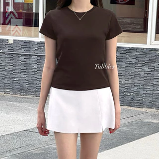 Tubbies | Daily Baby Tee เสื้อยืด เสื้อเบบี้ที เสื้อbaby tee ไซส์เล็ก-ใหญ่ สาวอวบใส่ได้ คอตตอน100% งานไทย💯คอกลม แขนสั้น