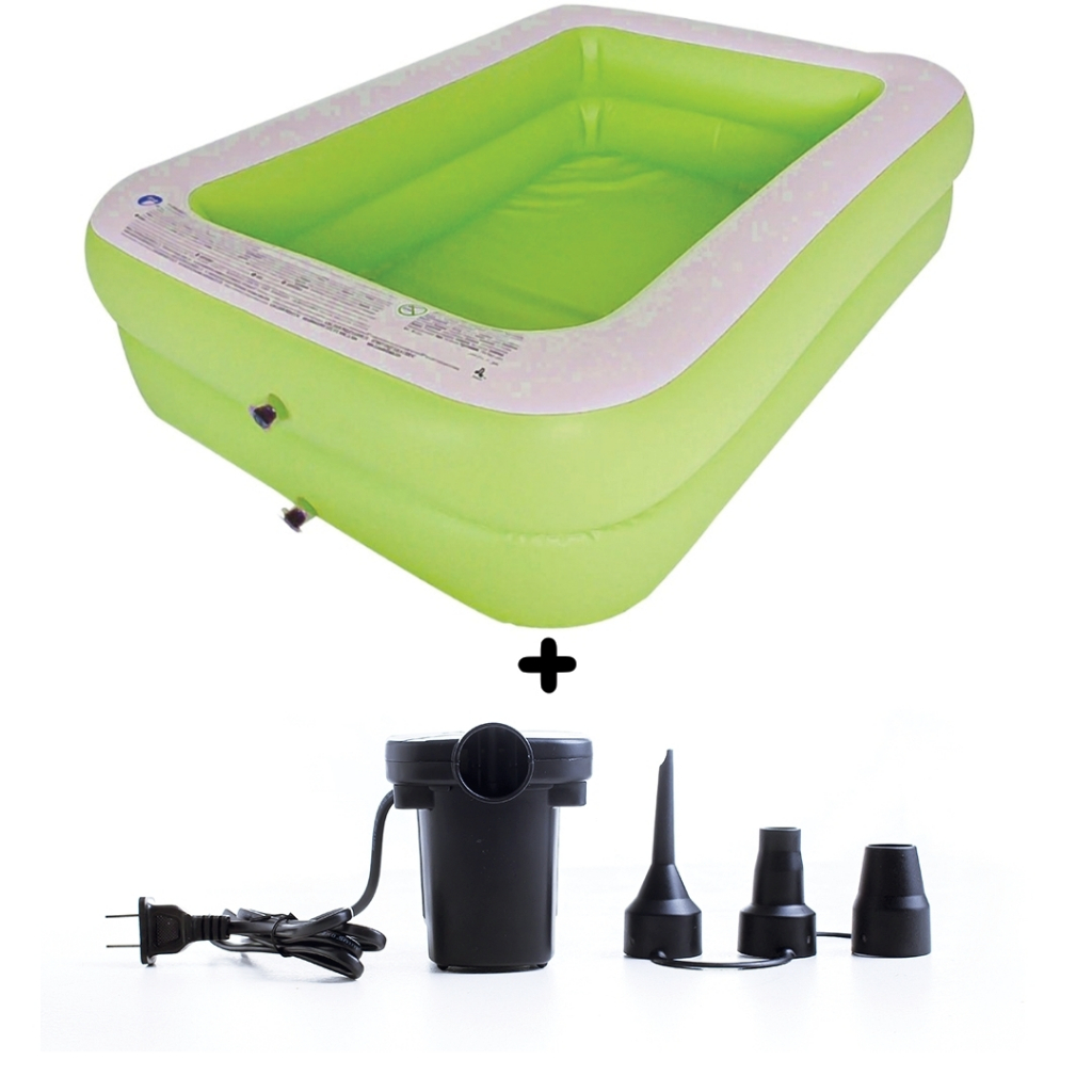 ⭐️Y&YToys Kids⭐พร้อมส่ง สระน้ำเป่าลม  สระว่ายน้ำเด็ก ขนาด2.6เมตร มีหลายสี เล่นได้หลายคน - รูปที่ 2