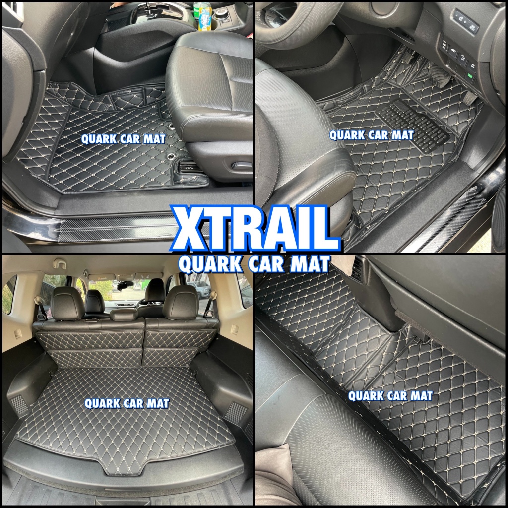 (รับประกัน2ปี) พรม6D XTRAIL เอ็กซ์เทรล แท้ รุ่นหนา ตรงรุ่น (ฟรีแถม3) QUARKของแท้