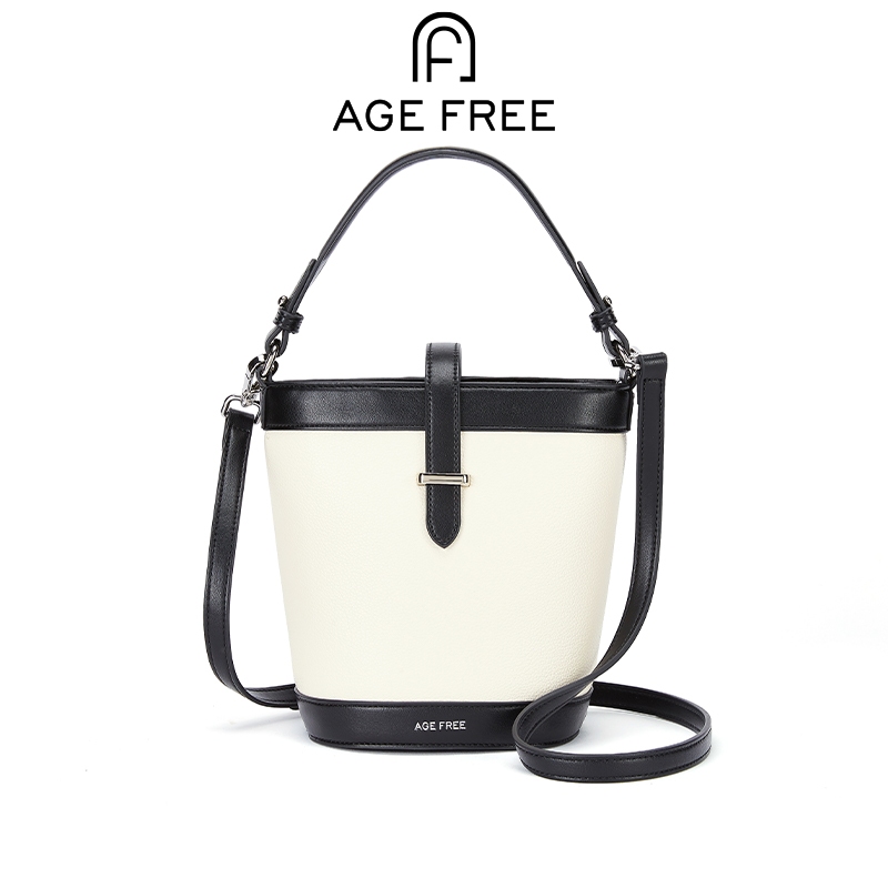 AGE FREE Lisa Bag กระเป๋าทรงถัง กระเป๋าใต้วงแขนของผู้หญิงที่หรูหราอเนกประสงค์ อเนกประสงค์