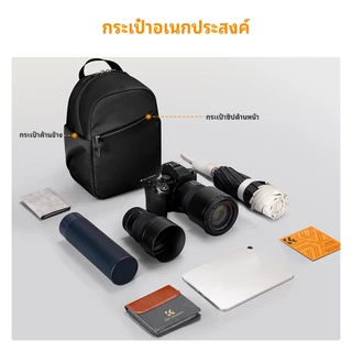 K&F CONCEPT กระเป๋ากล้อง Camera Sling Bag 5L กันกระแทก หยิบเร็ว กันน้ำ ใส่ Mirrorless อุปกรณ์