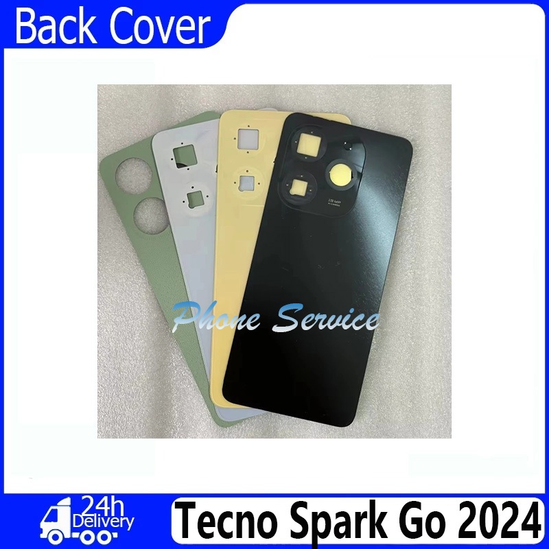 ฝาหลัง (back cover) กระจกด้านหลัง สําหรับ Tecno Spark Go 2024 BG6