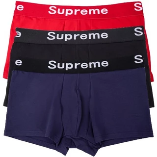 กางเกงในชายสุพรีม กางเกงในผู้ชาย ทรง Boxer (1ตัว) เนื้อผ้านุ่ม ใส่สบาย ราคาถูก ของแท้ พร้อมส่ง