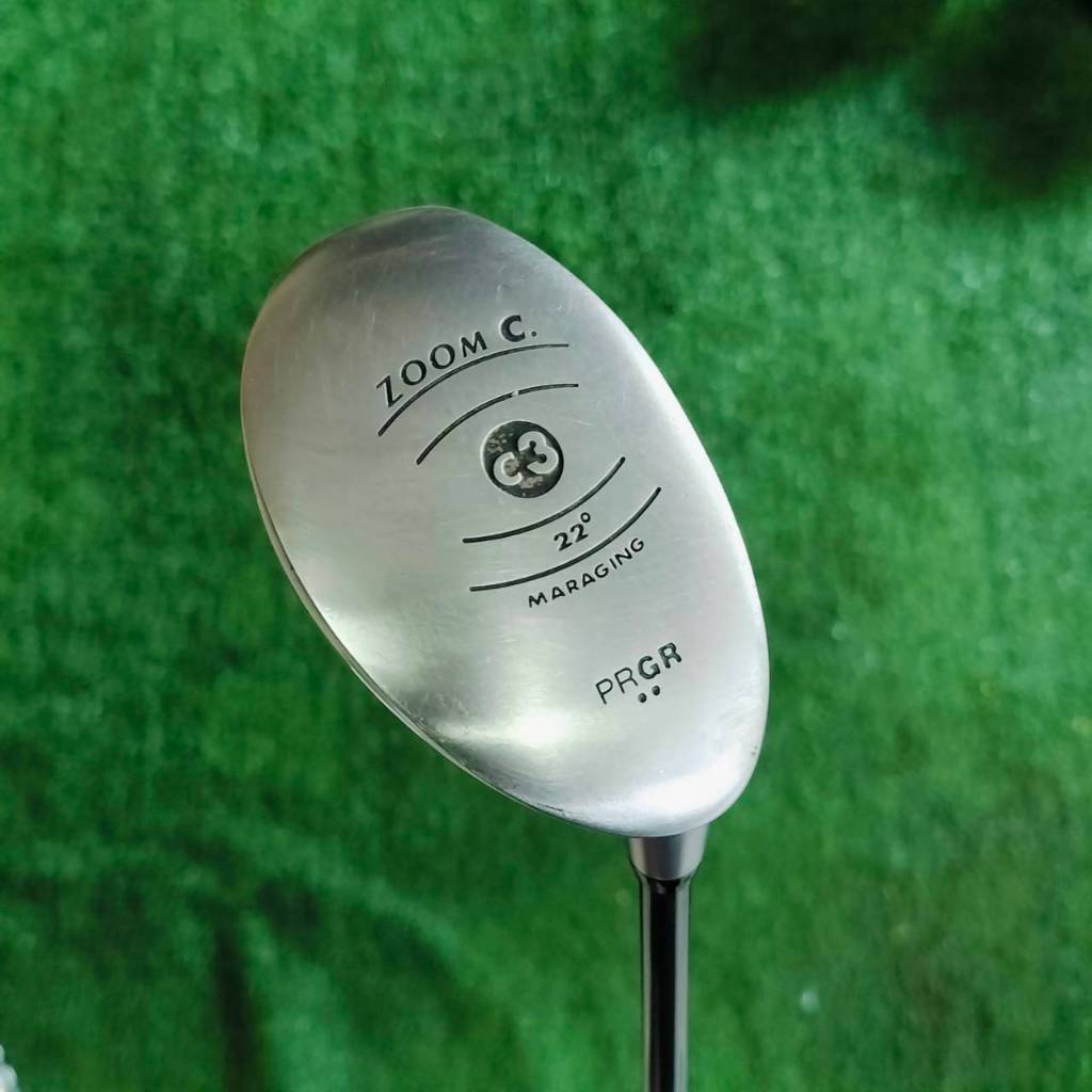 [ผ่อน] UT PRGR ZOOM C. C3 องศา 22 ไฮบริดพรีเมี่ยมญี่ปุ่นหน้าเด้ง MARAGING ไม้กอล์ฟมือสอง ของแท้