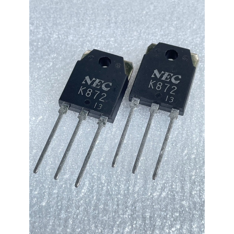 (แพ็ค1ตัว) 2SK872 K872 แบรนด์ NEC TO-3P 900V 6A N-Channel MOSFET 2sk872 k872 มอสเฟท 2SK 872 TO3P พร้