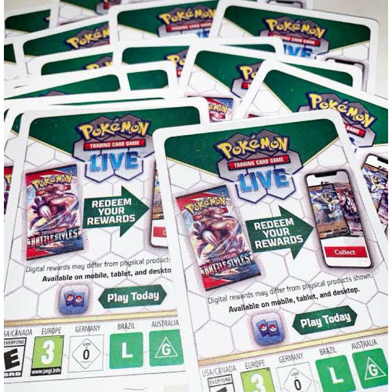 Pokemon tcg code cards (10)