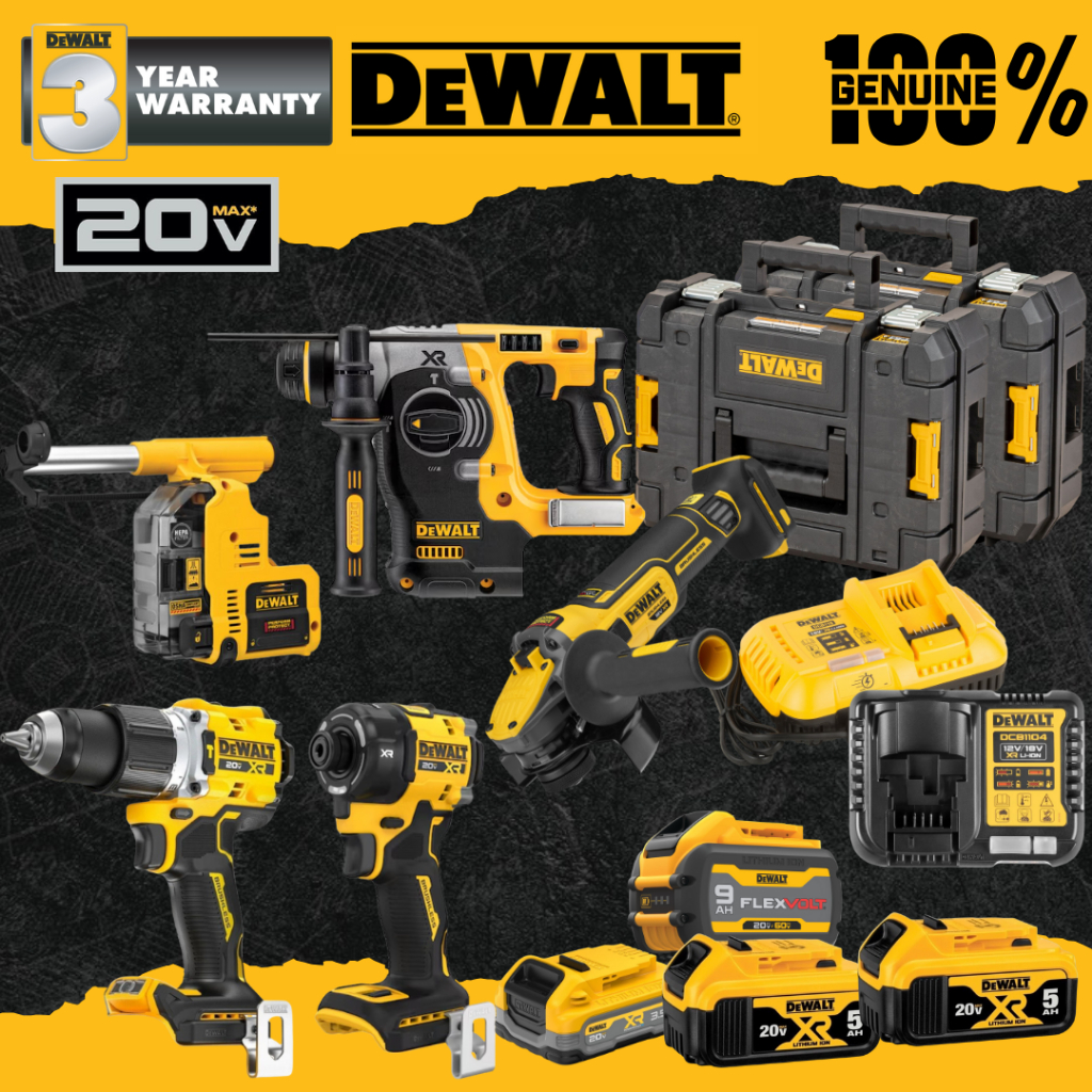 DEWALT ชุด Combo Set ช่างไฟ-ช่างแอร์