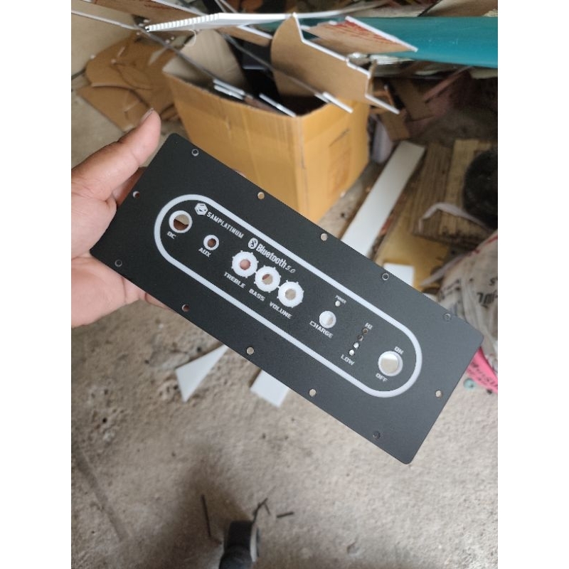 เพลทลำโพงบลูทูธ เพลทแอมป์จิ๋ว เพลท502MT