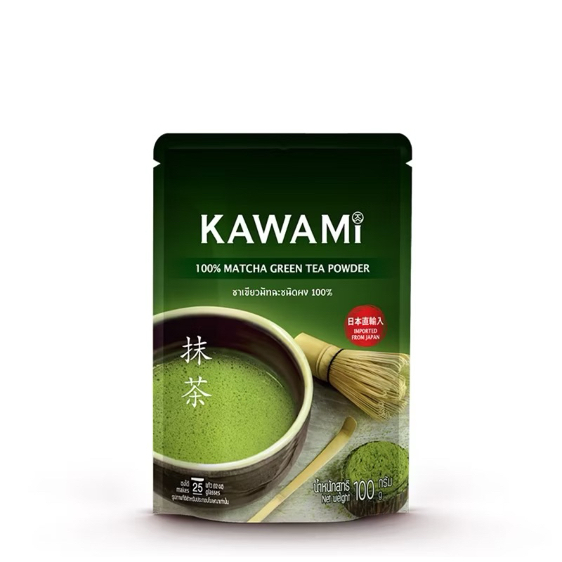 KAWAMI มัทฉะ 100% ขนาด 100 กรัม