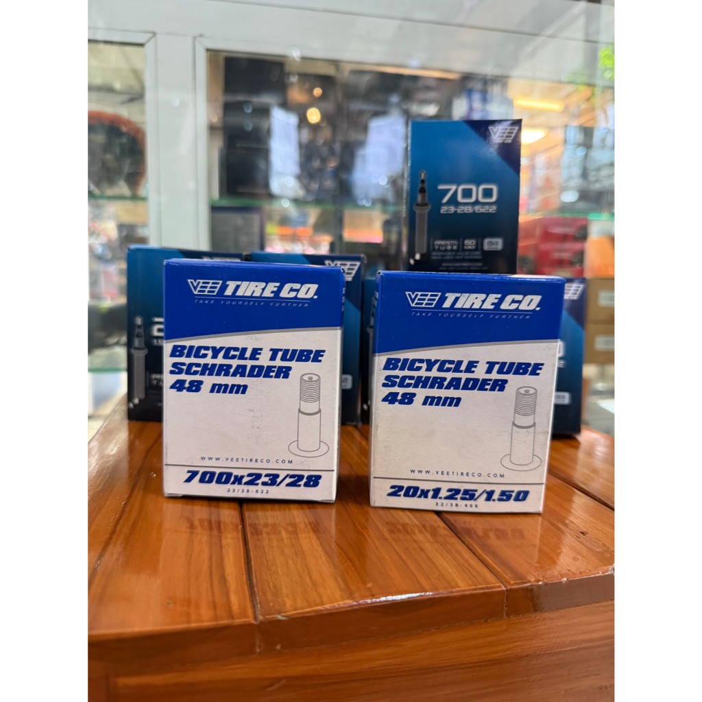 ยางใน VEETIRECO มีหลากหลายขนาด 20 26 27.5 29 700c ยางในเสือหมอบ เสือภูเขา จักรบานพับ จักรยานเด็ก