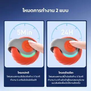 PETLOVE ของเล่นแมว ลูกบอลกลิ้ง ลูกบอลอัตโนมัติ ช่วยให้แมวไม่เบื่อ ใช้ได้ทั้งในบ้านและพื้นผิวเรียบ