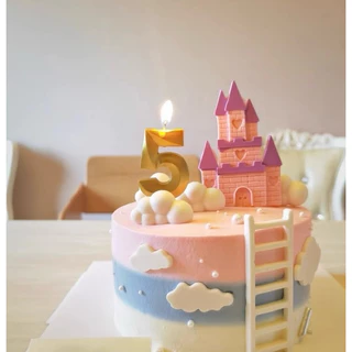 [พร้อมส่ง] เทียนวันเกิดตัวเลข เทียนตัวเลข เทียนวันเกิด Happy birthday มีหลายสี ตกแต่งเค้กวันเกิด