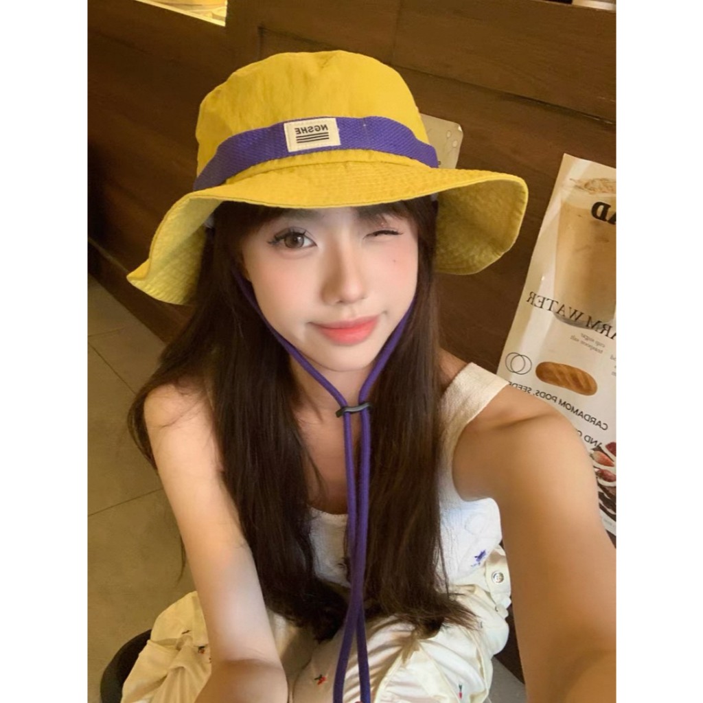 หมวกบักเก็ต หมวกกันแดด  370 ผ้าคอตตอนแท้ เดินป่ามีสายรัดใต้ค้าง - รูปที่ 7